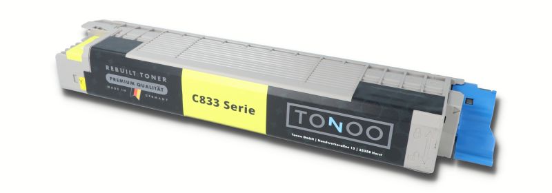Tonoo® Toner ersetzt OKI 46443101 Gelb XL