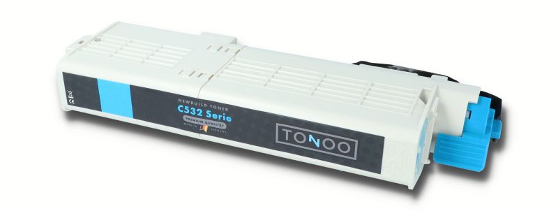 Tonoo® Toner ersetzt OKI 46490623 Cyan
