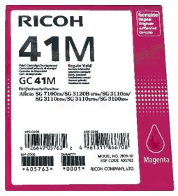Original Ricoh GC41M | 405763 Tinte Magenta XL