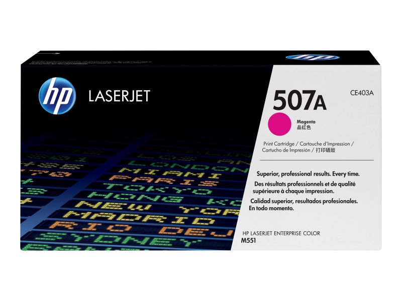 Original HP CE403A | 507A Toner Magenta