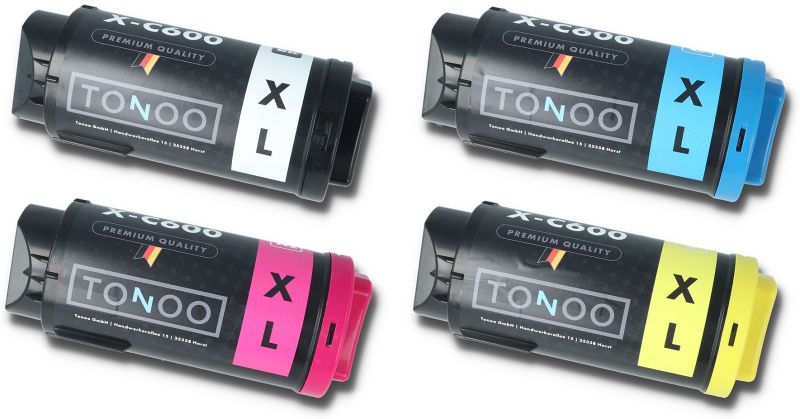 Tonoo® Toner ersetzt Xerox Versalink C600 | C605 | Spar Set XL