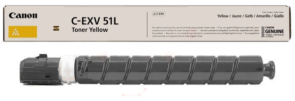 Original Canon C-EXV51LY | 0487C002 Toner Gelb