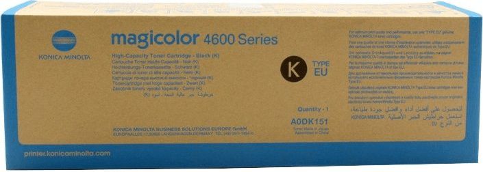 Original Konica Minolta A0DK151 Toner Schwarz