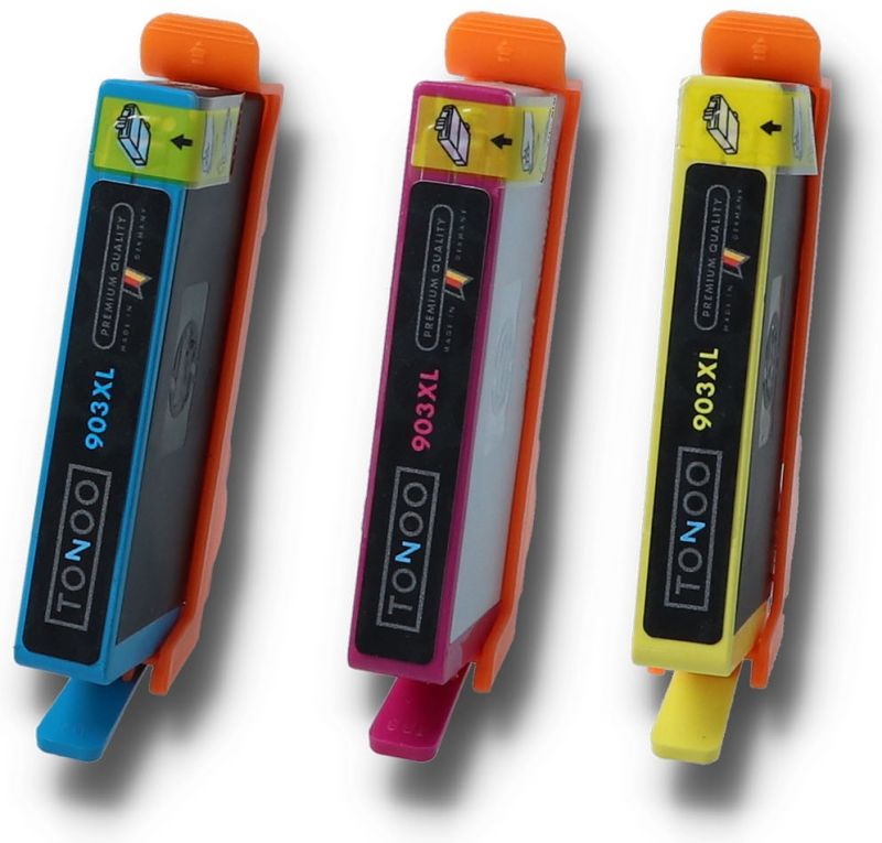 Tonoo® Tinte ersetzt HP 1CC20AE | 903XL C/M/Y Spar Set XL
