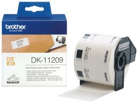 Brother Etikettenrolle DK-11209 | 29x62 mm | Weiß | Papier