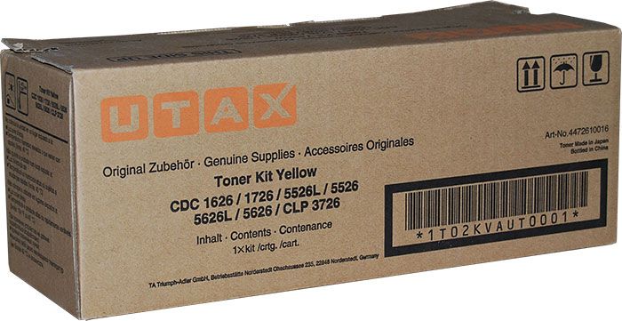 Original Utax 4472610016 Toner Gelb