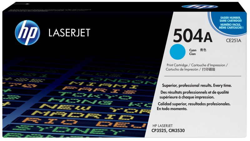 Original HP CE251A | 504A Toner Cyan
