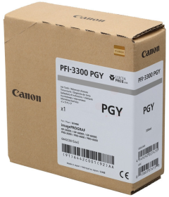 Original Canon PFI3300 PGY | 6442C001 Tintenpatrone Foto Grau XL