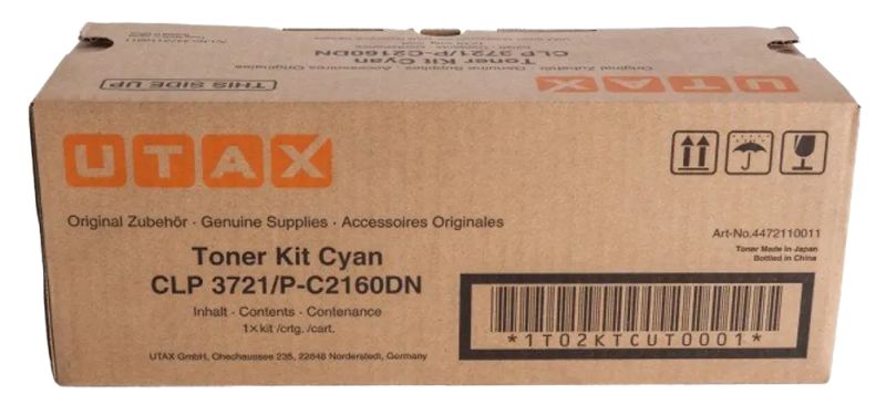 Original Utax 4472110011 Toner Cyan