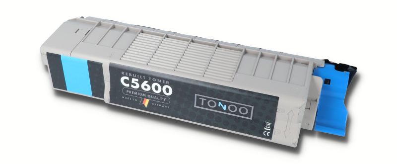Tonoo® Toner ersetzt OKI 43381907 Cyan