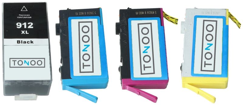 Tonoo® Tinte ersetzt HP 912XL | 3YP34AE BK/C/M/Y Spar Set XL
