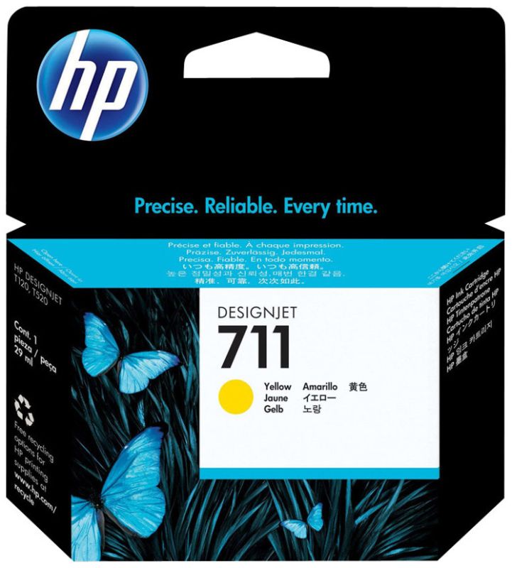 Original HP 711 | CZ132A Tinte Gelb