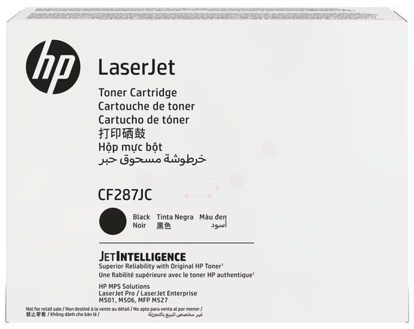 Original HP CF287JC Toner Schwarz