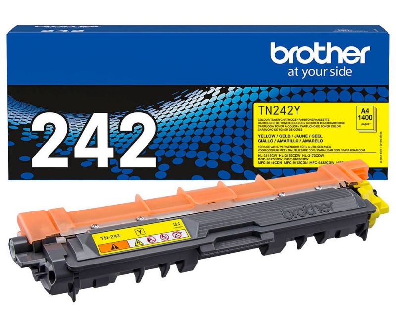 Original Brother TN242Y Toner Gelb