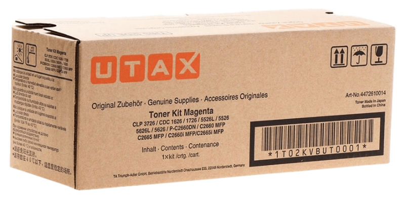 Original Utax 4472610014 Toner Magenta
