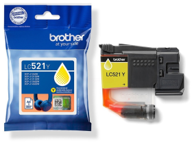 Original Brother LC521Y Tintenpatrone Gelb