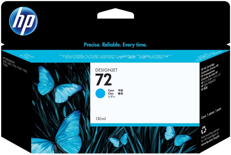 Original HP 72 | C9371A Tinte Cyan ( 2025 )