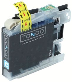 Tonoo® Tinte ersetzt Brother LC125XLC Cyan XL