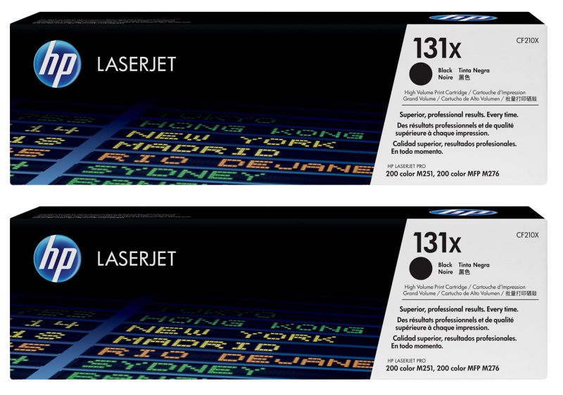 Original HP CF210XD | 131X Toner Schwarz XL ( 2 Stück )
