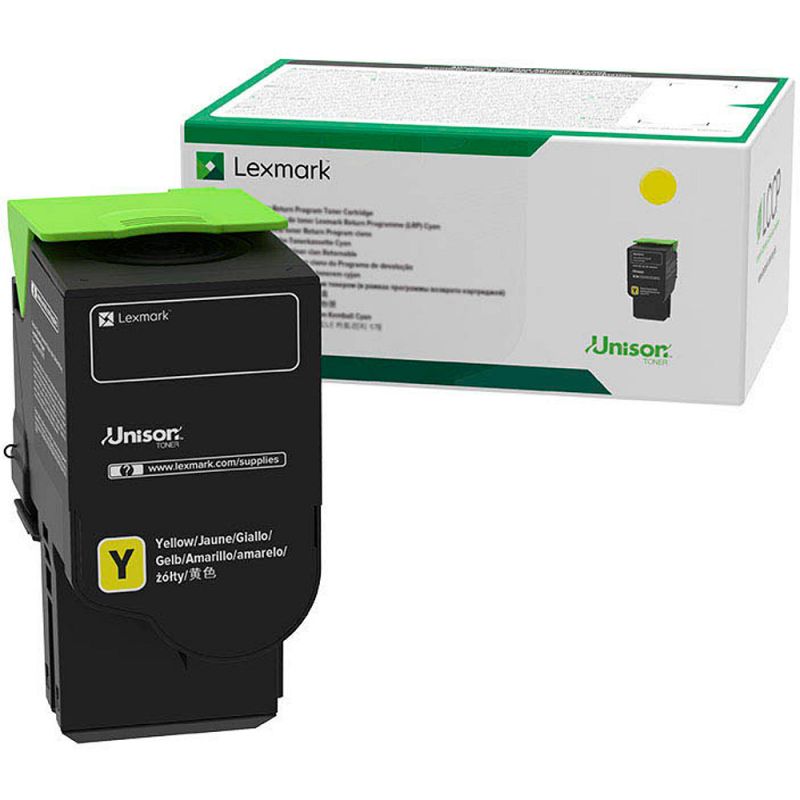 Original Lexmark 78C2UYE Toner Gelb XXL