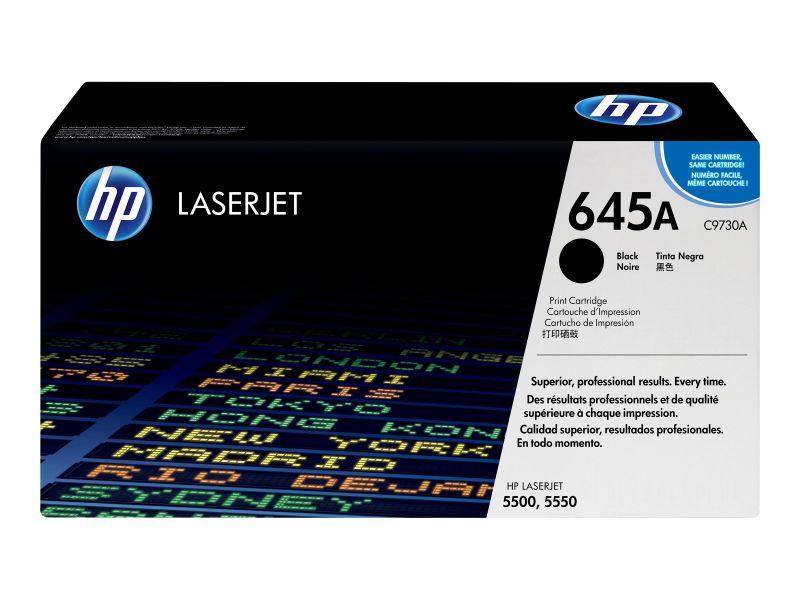 Original HP C9730A | 645A Toner Schwarz ( B-Verpackung )