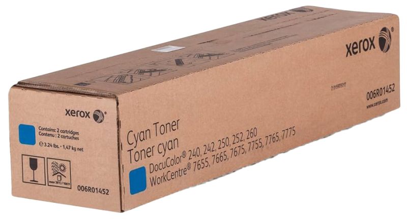 Original Xerox 006R01452 Toner Cyan Doppel Pack