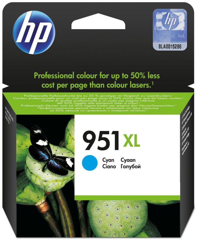 Original HP 951XL | CN046AE Tinte Cyan XL