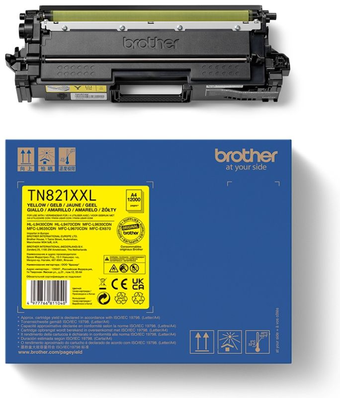 Original Brother TN821XXLY | TN824YP Toner Gelb XXL