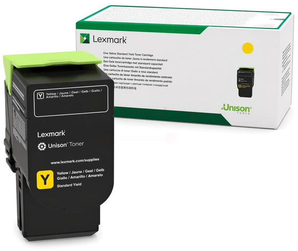 Original Lexmark 78C0X40 Toner Gelb XL