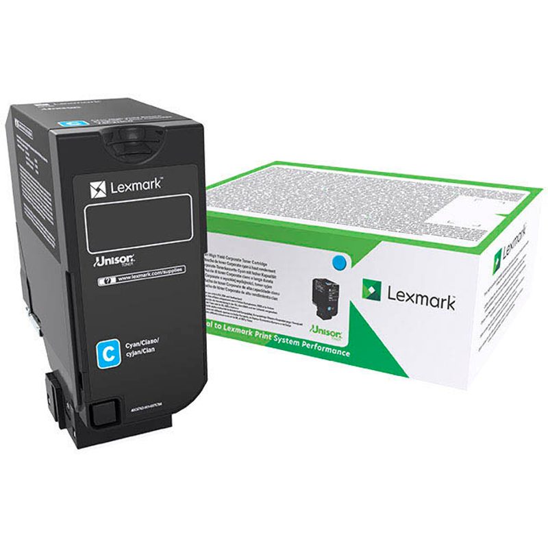 Original Lexmark 74C2SCE Toner Cyan XL