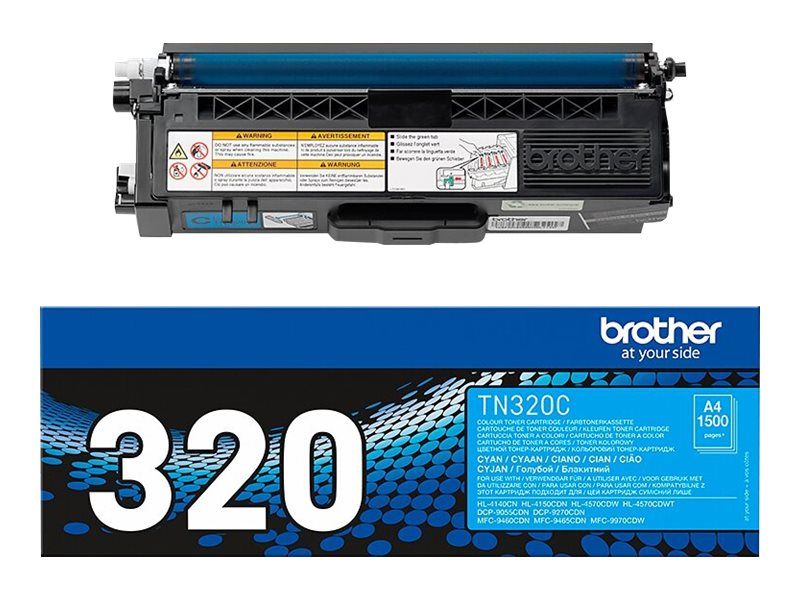 Original Brother TN320C Toner Cyan