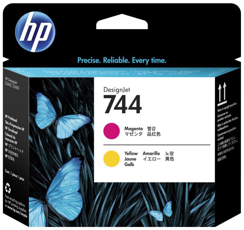 Original HP 744 | F9J87A Druckkopf Magenta & Gelb ( 2025 )