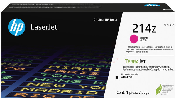 Original HP 214Z | W2143Z Toner Magenta