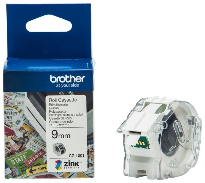 Brother Endlosetikett CZ-1001 | 9 mm | Weiß | Papier