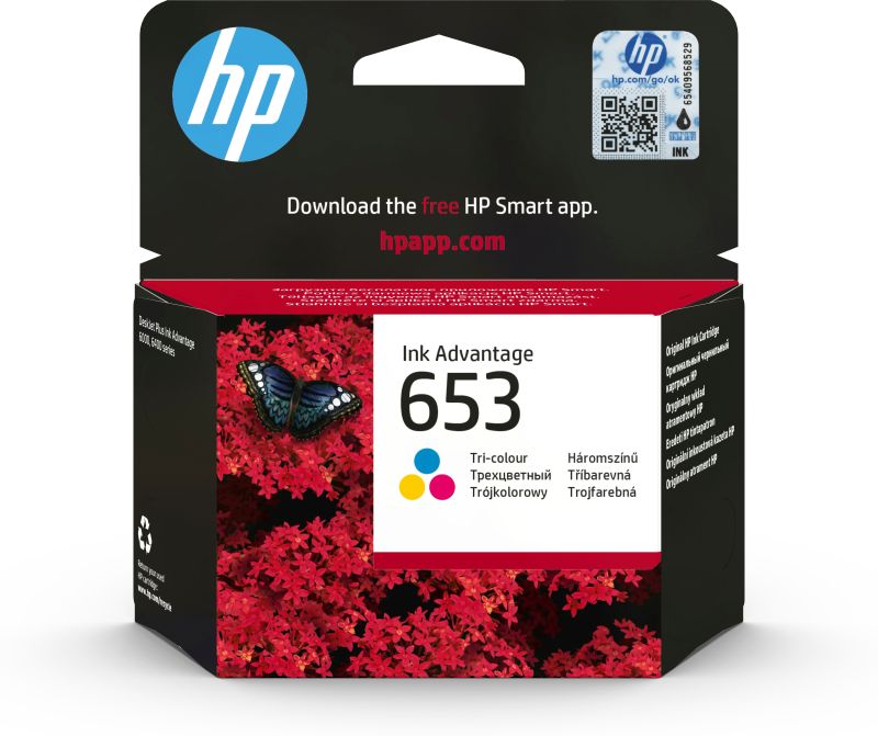 Original HP 653 | 3YM74AE Tinte C/M/Y