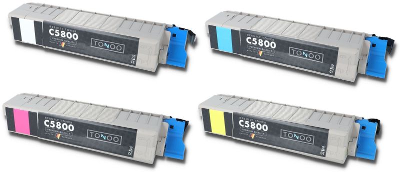 Tonoo® Toner ersetzt OKI C5800 | C5900 | Spar Set