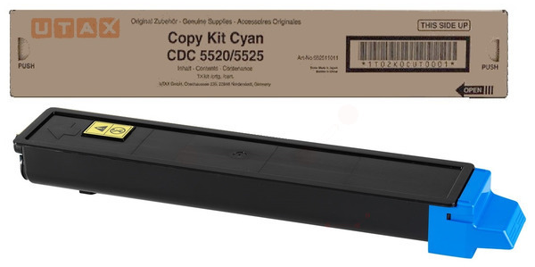 Original Utax 652511011 Toner Cyan