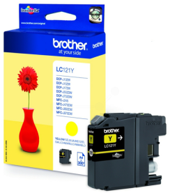 Original Brother LC121Y Tinte Gelb