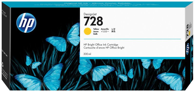Original HP 728 | F9K15A Tinte Gelb XL