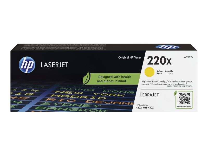 Original HP 220X | W2202X Toner Gelb XL