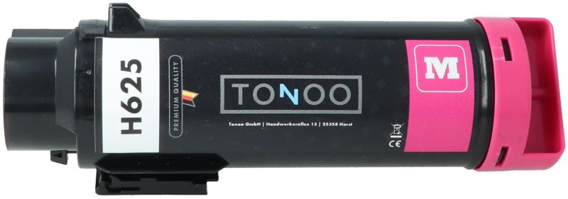 Tonoo® Toner ersetzt Dell H625cdw | H825cdw | S2825cdn | 593BBRV | 5PG7P Magenta