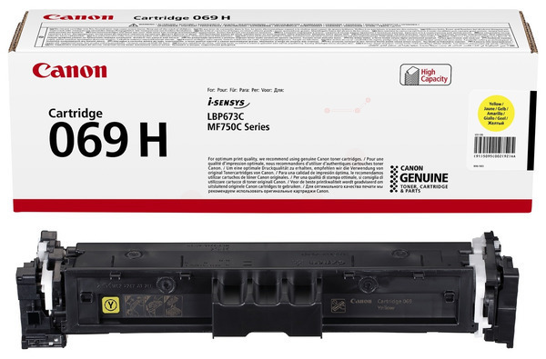 Original Canon 069H | 5095C002 Toner Gelb XL