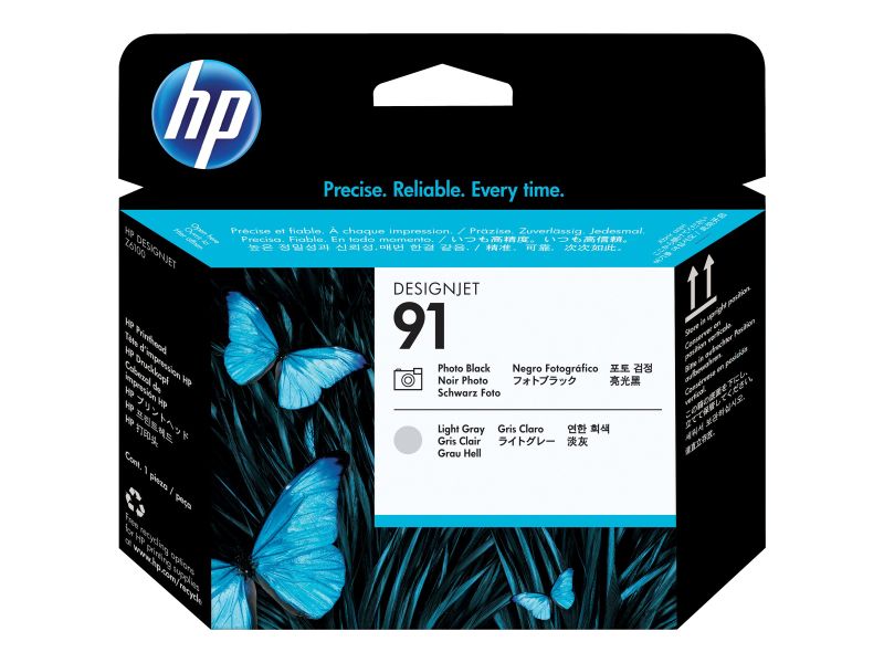 Original HP 91 | C9463A Druckkopf Foto Schwarz & hell Grau ( 2025 )