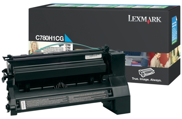 Original Lexmark C780H1CG Toner Cyan XL