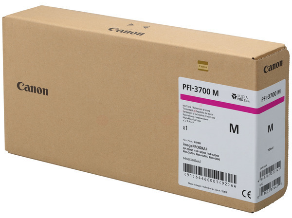 Original Canon PFI3700 | 6446C001 Tintenpatrone Magenta