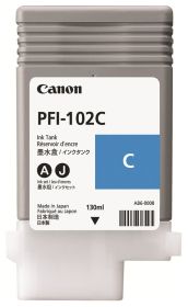 Original Canon PFI102C | 0896B001 Tinte Cyan