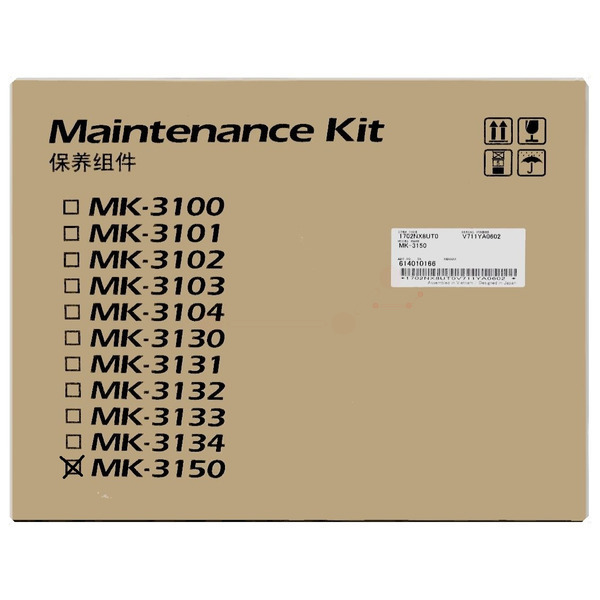 Original Kyocera MK3150 | 1702NX8NL0 Wartungskit
