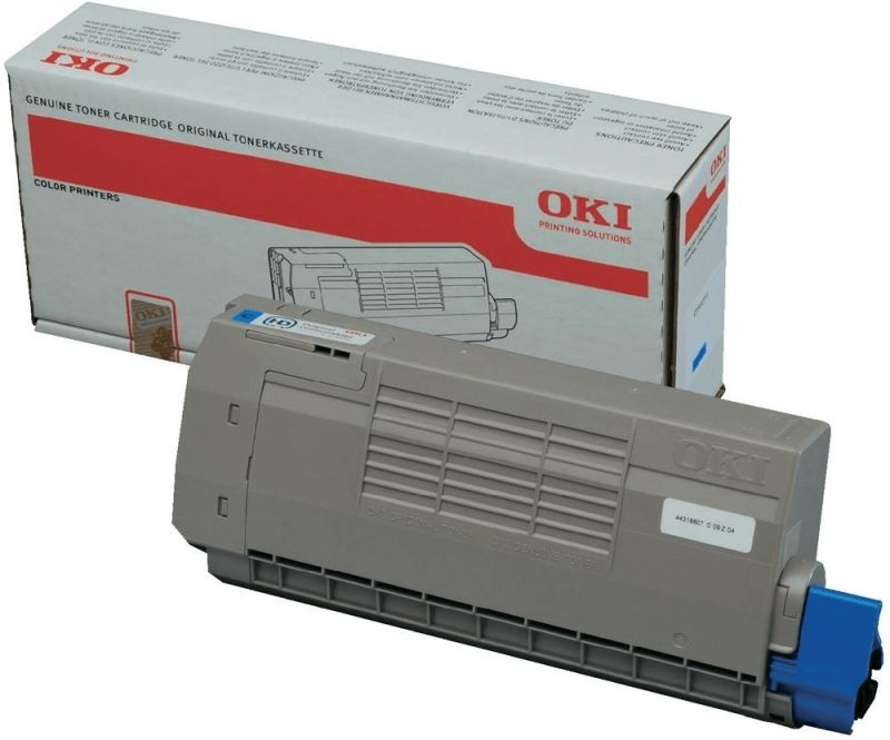 Original OKI 44318607 Toner Cyan ( B-Verpackung )