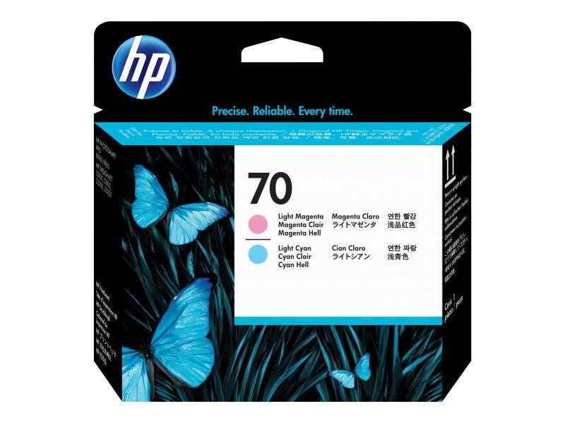 Original HP 70 | C9405A Druckkopf hell Magenta & hell Cyan