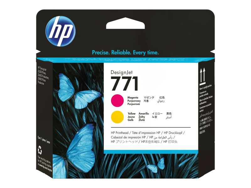 Original HP 771 | CE018A Druckkopf Magenta & Gelb